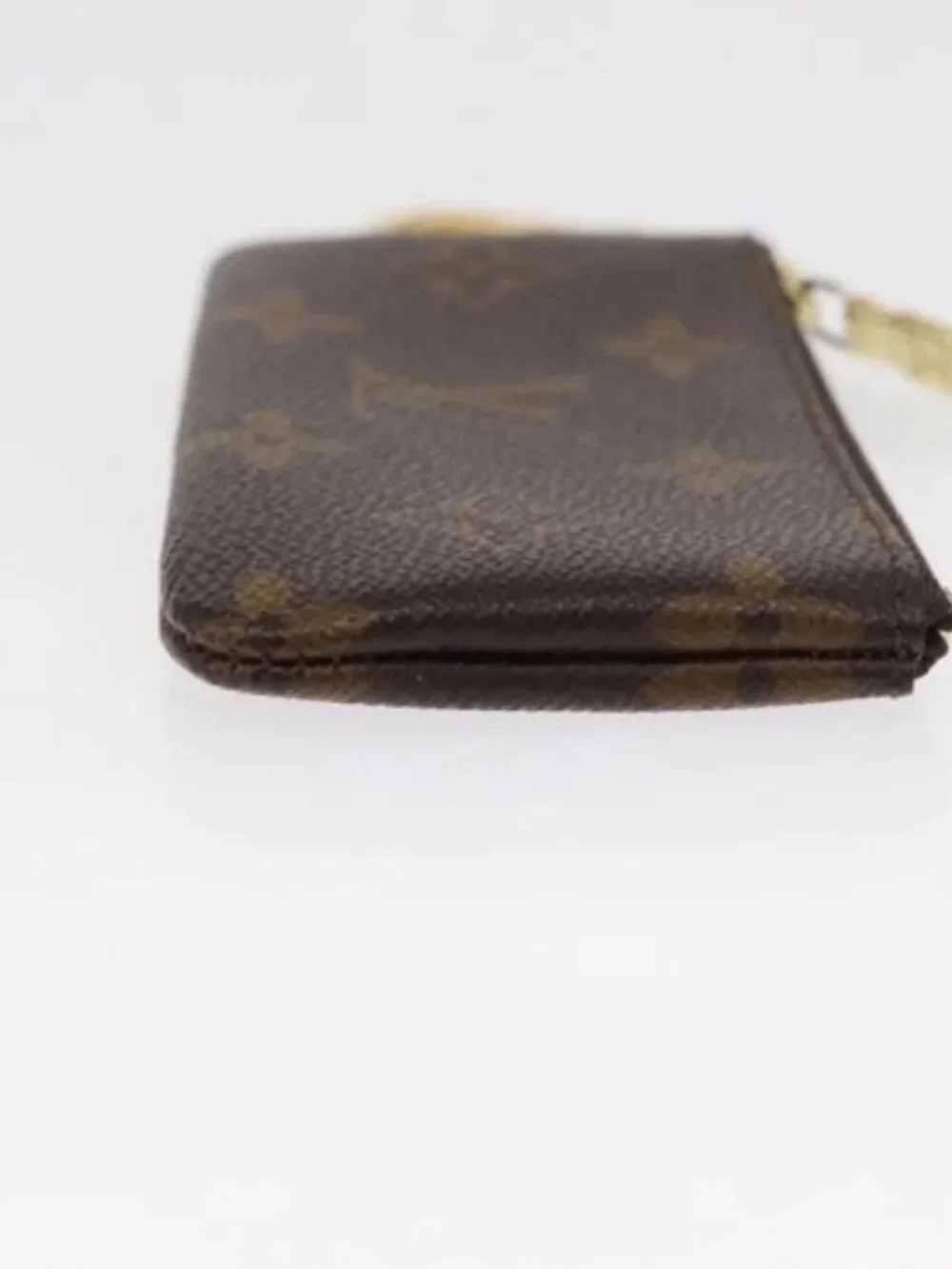 LOUIS VUITTON Monogram Pochette Cles Coin Purse M60033 LV Auth 168399